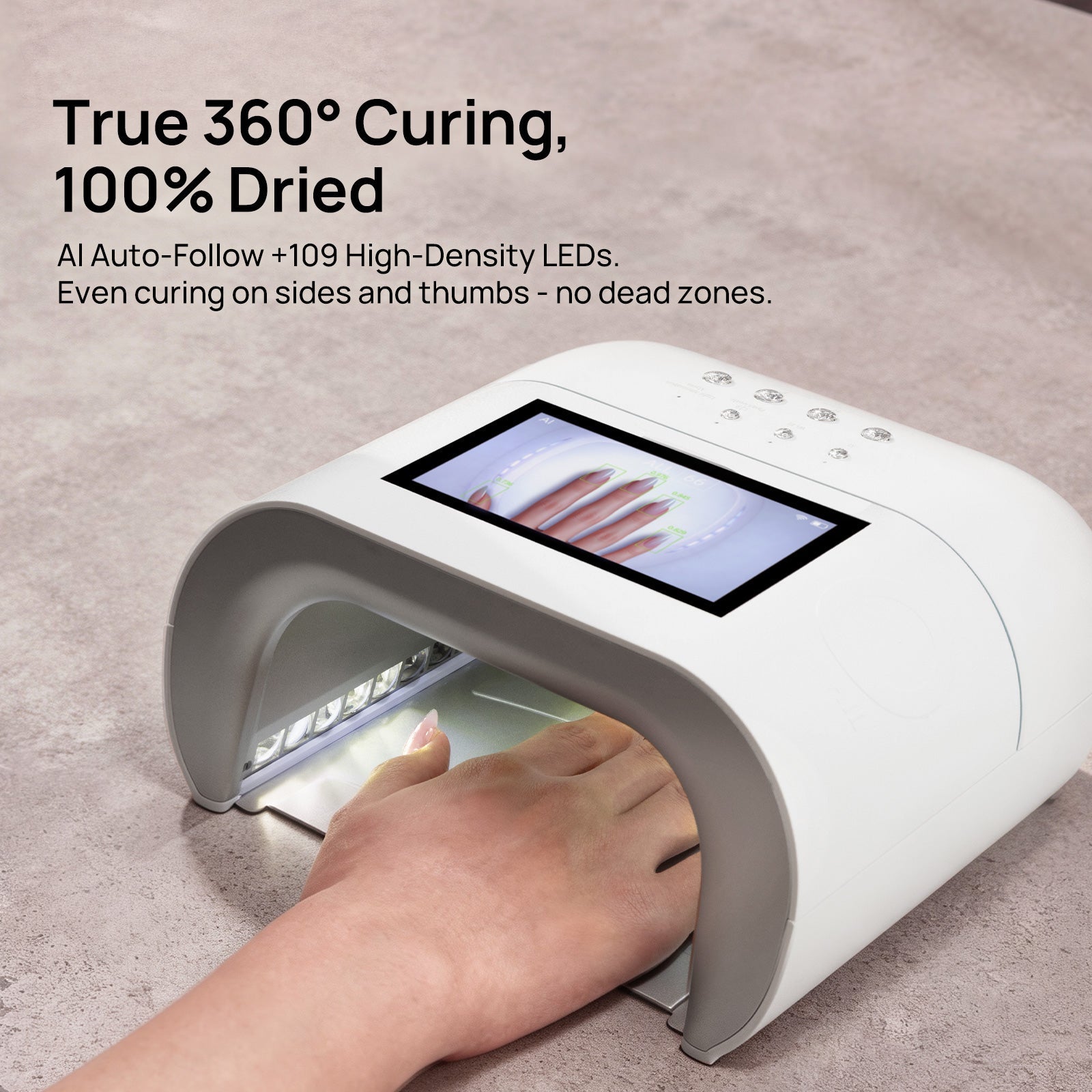 O NAIL Rechargeable AI Nail Lamp - SUNX PRO MAX
