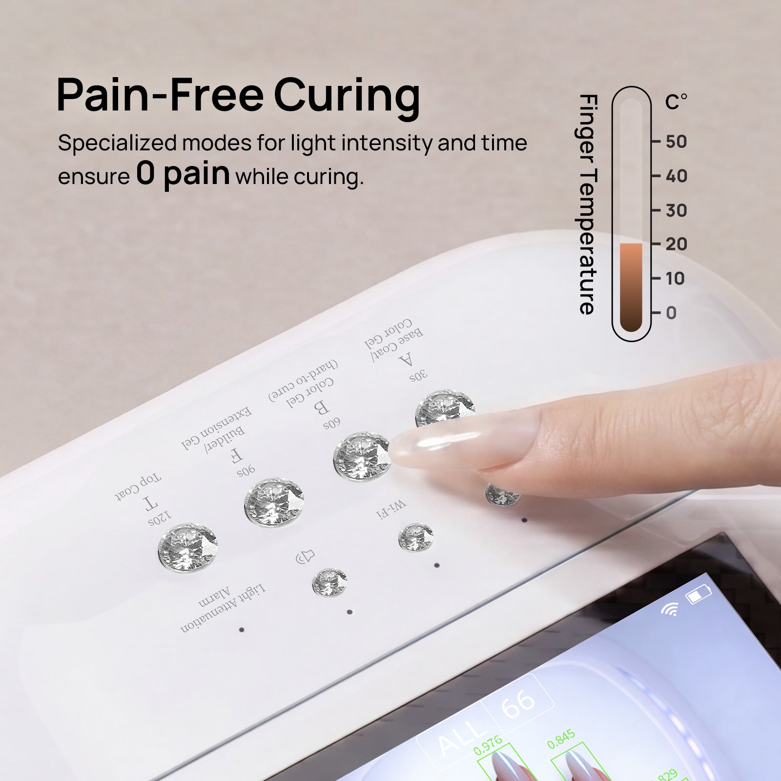 O NAIL Rechargeable AI Nail Lamp - SUNX PRO MAX