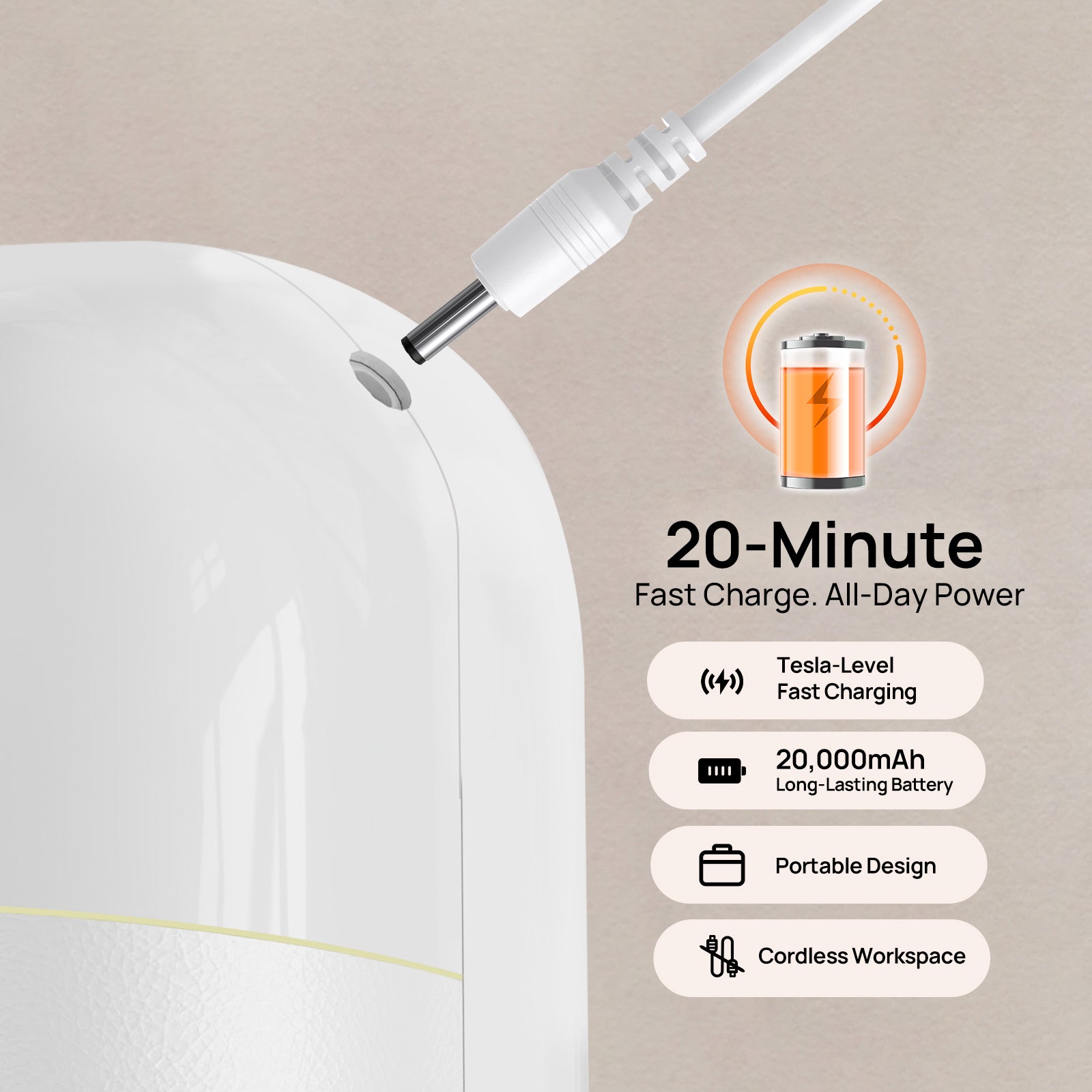 O NAIL Rechargeable AI Nail Lamp - SUNX PRO MAX