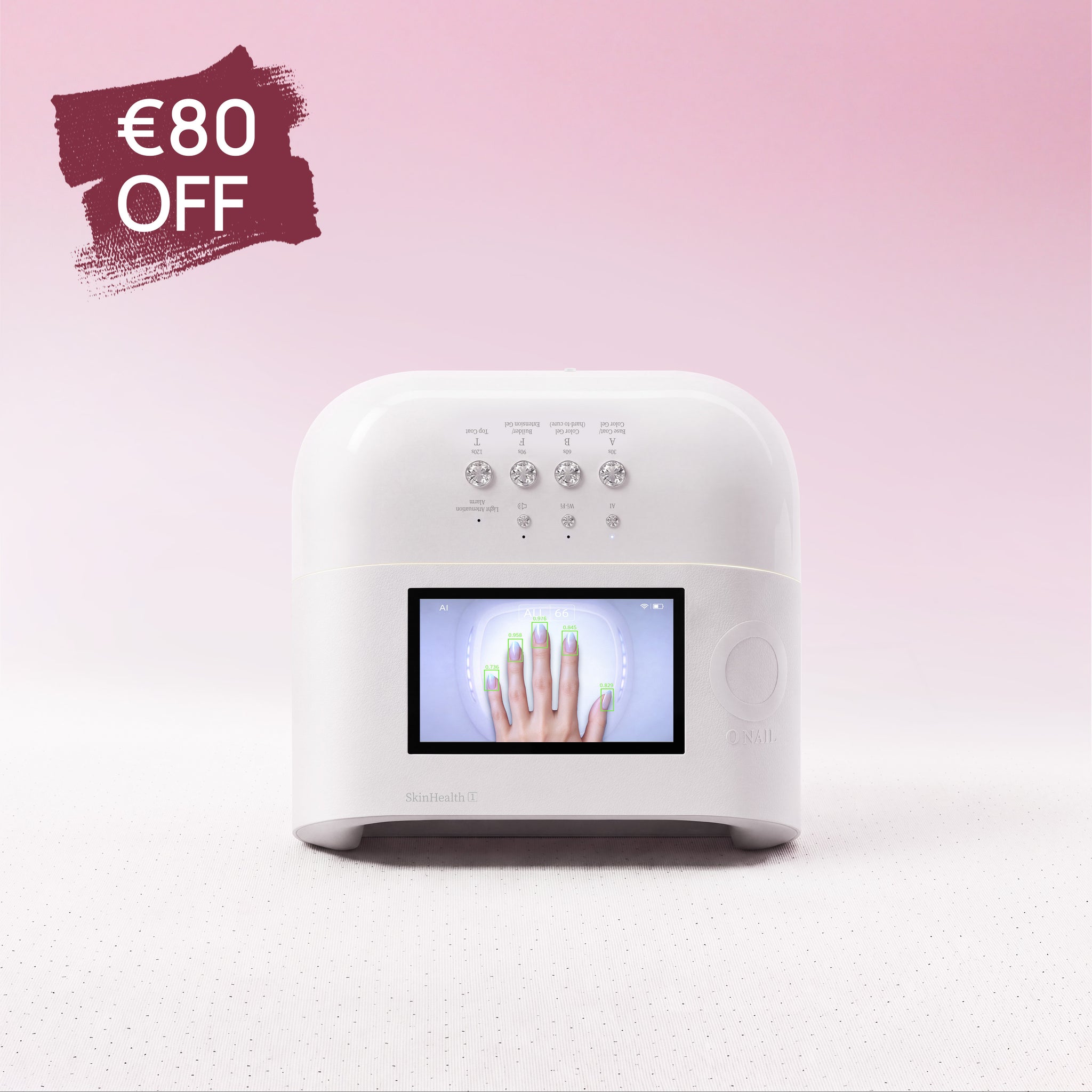 O NAIL Rechargeable AI Nail Lamp - SUNX PRO MAX