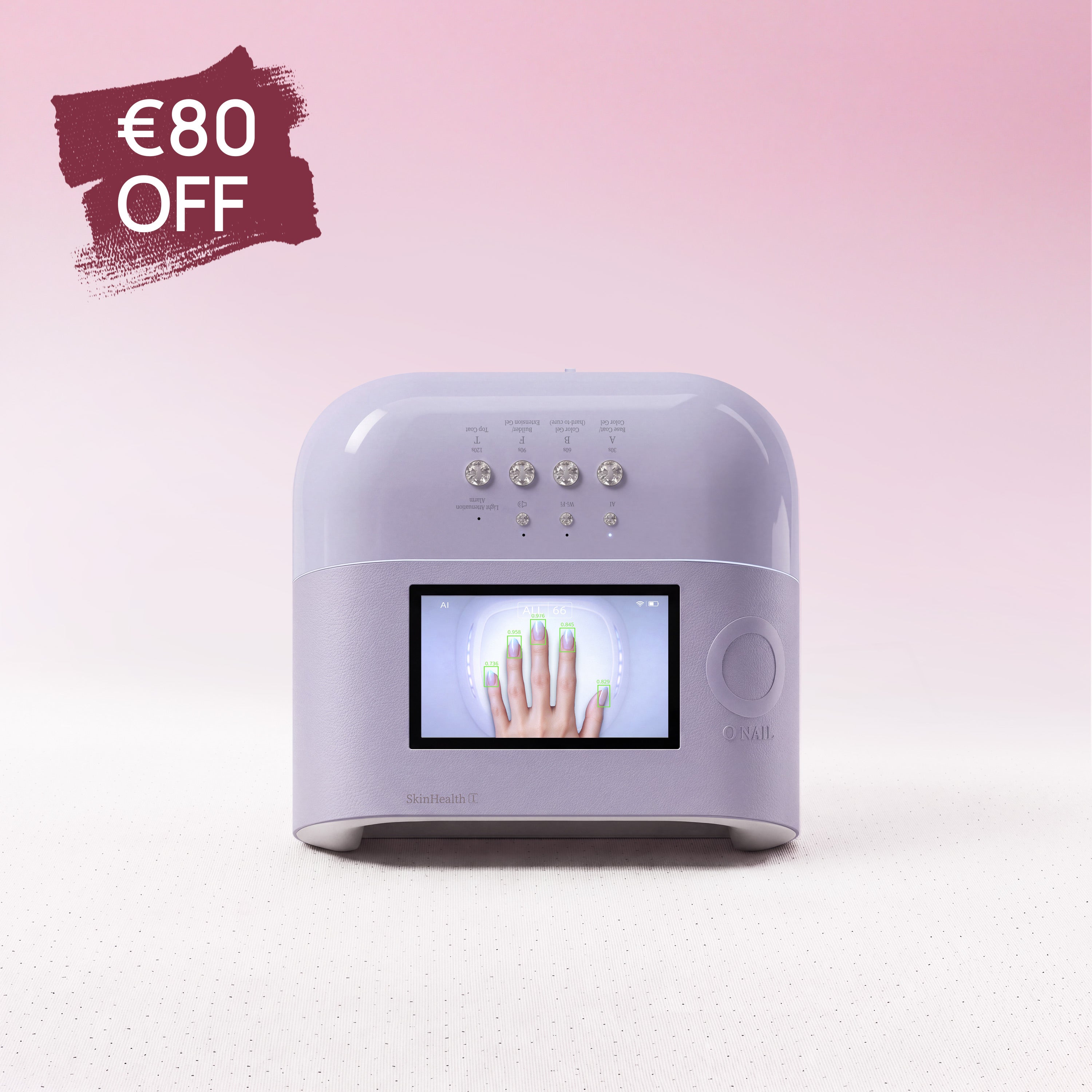 O NAIL Rechargeable AI Nail Lamp - SUNX PRO MAX