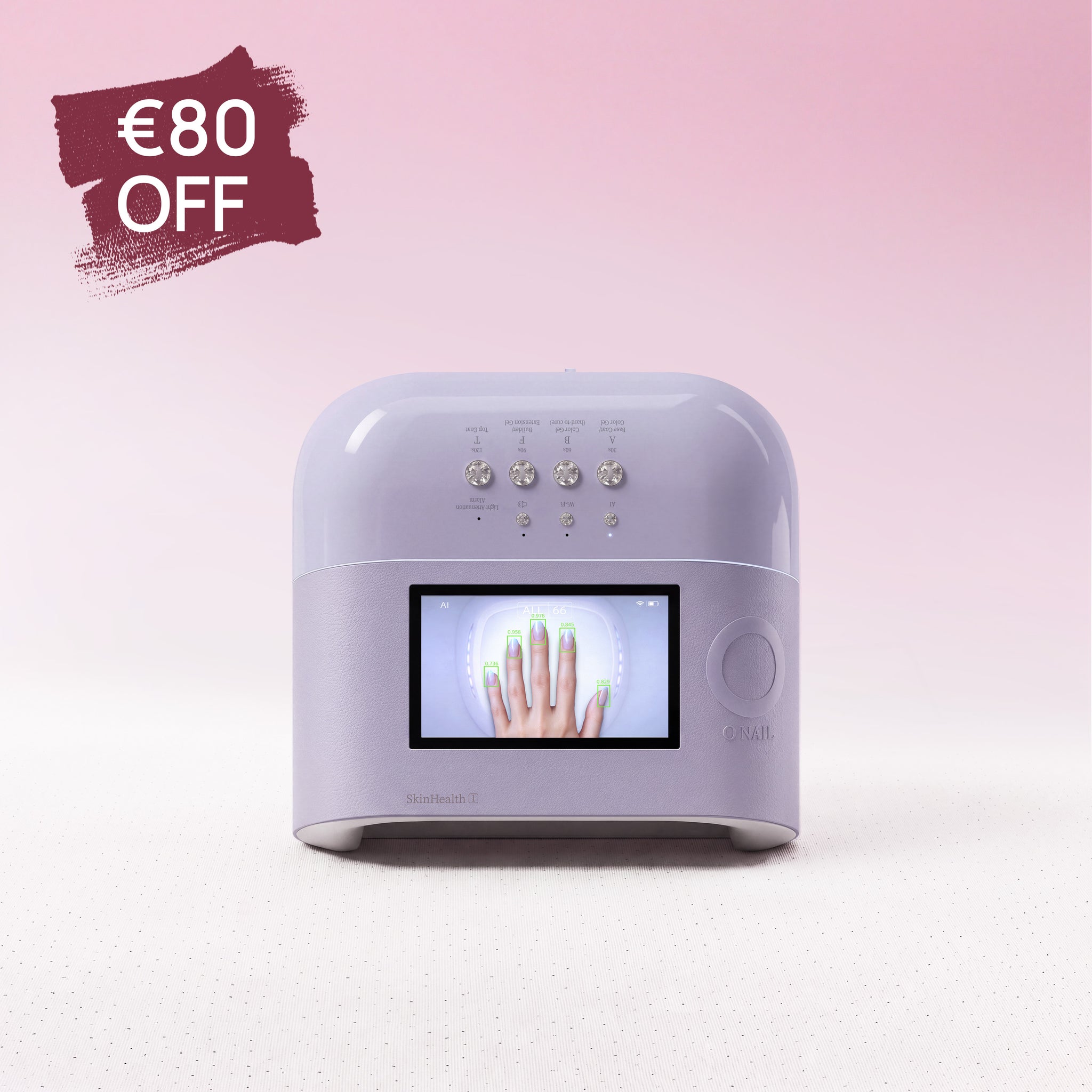 O NAIL Rechargeable AI Nail Lamp - SUNX PRO MAX