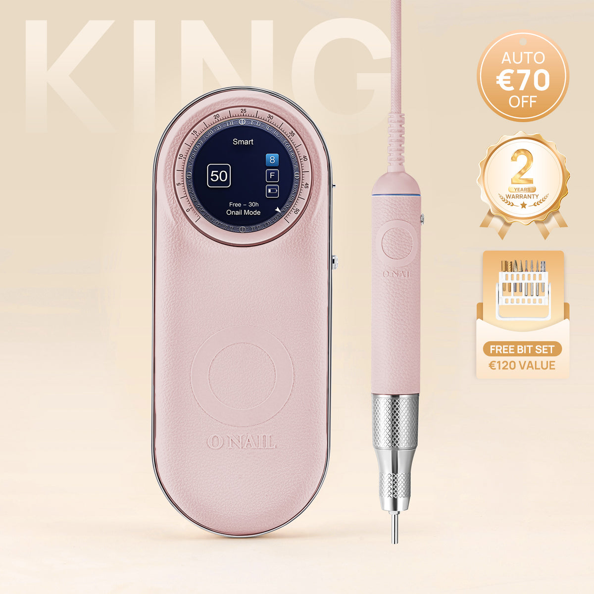 O NAIL Fresa per Unghie Pro Max