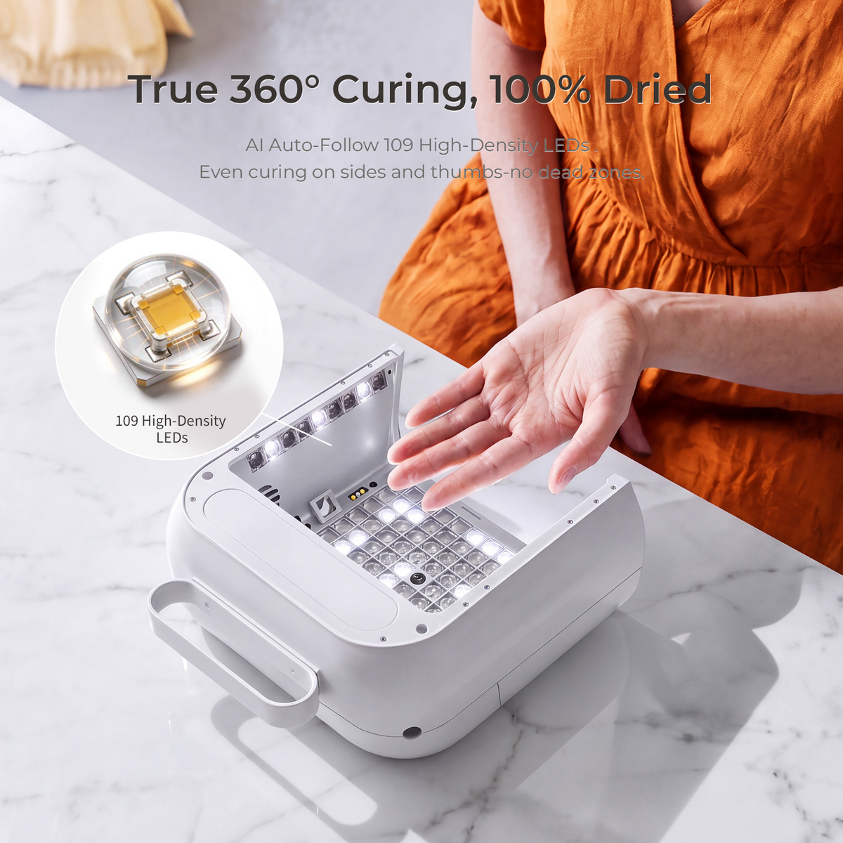 ONAIL 1 PRO MAX-Rechargeable AI Nail Lamp