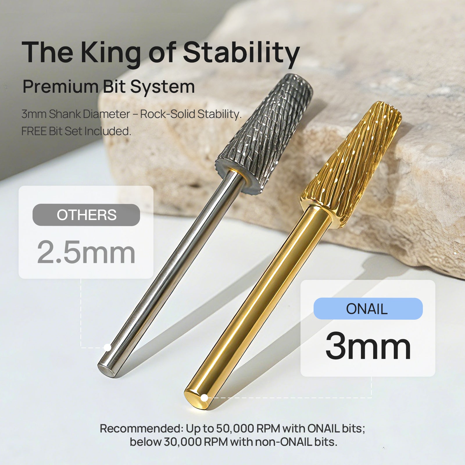 O NAIL Fresa per Unghie Pro Max