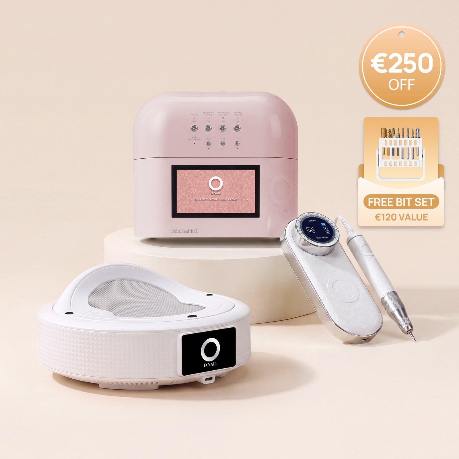 Sistema per saloni definitivo | SUNX PRO MAX + Fresa per unghie Pro Max + Aspiratore di polveri
