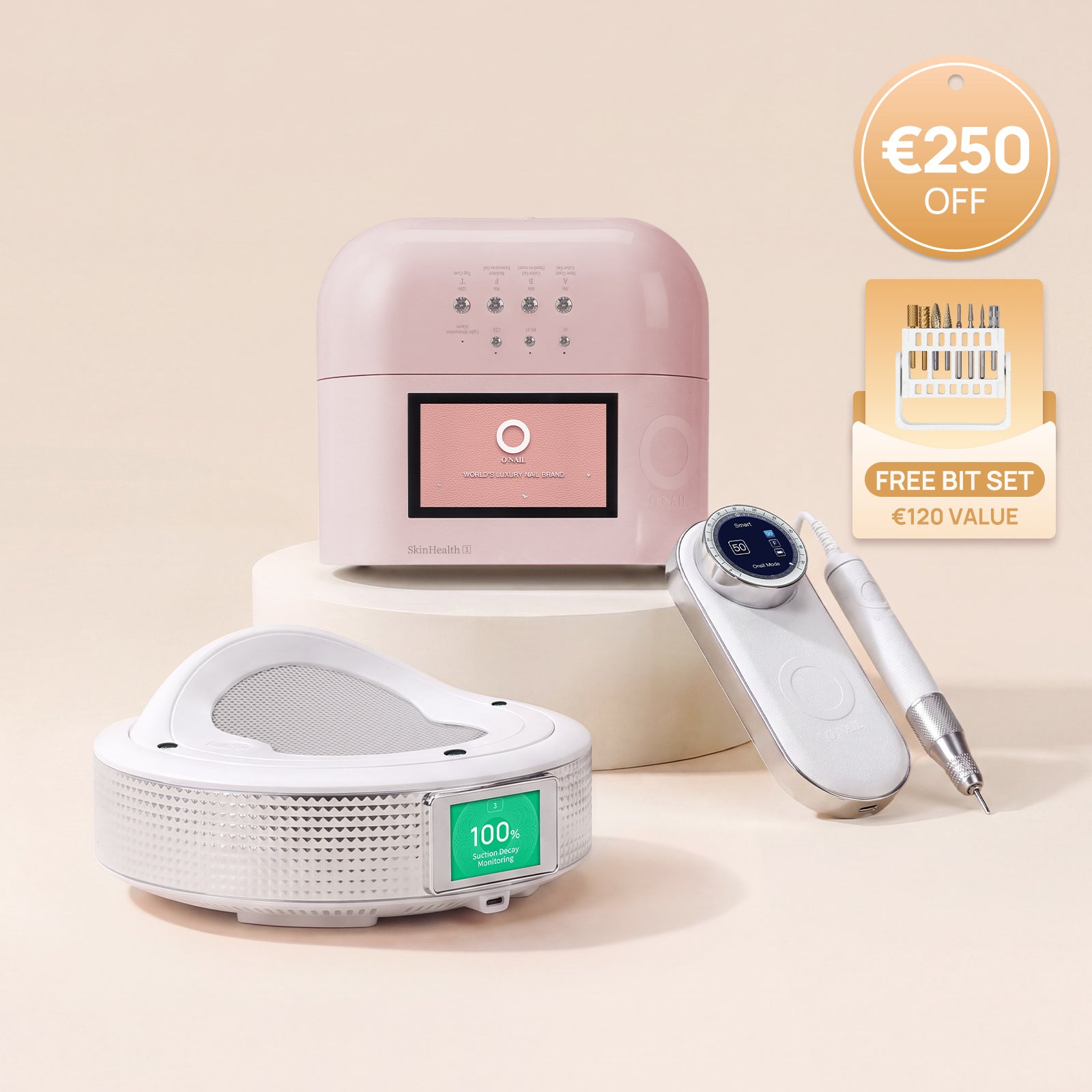 Sistema per saloni definitivo | SUNX PRO MAX + Fresa per unghie Pro Max + Aspiratore di polveri