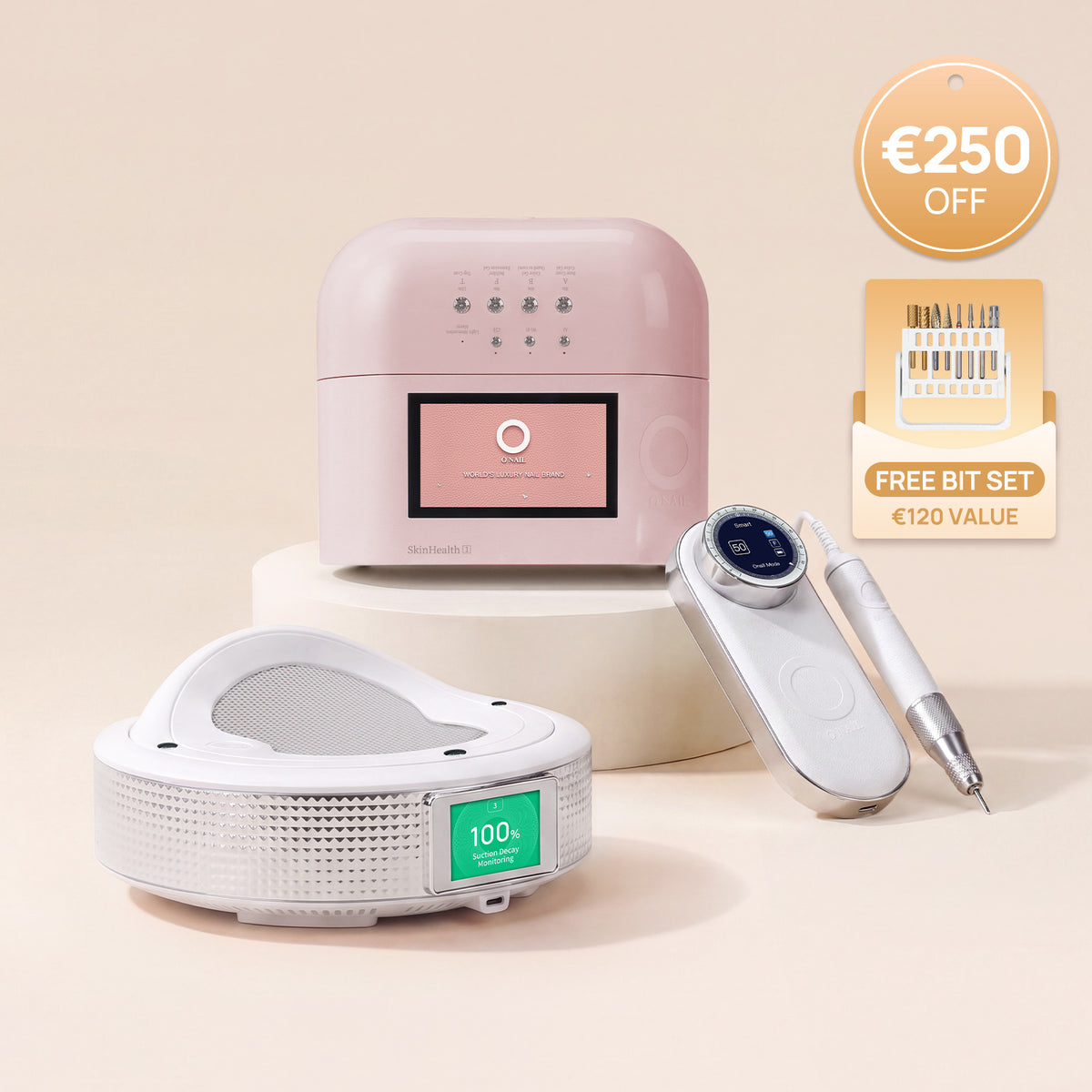 Sistema per saloni definitivo | SUNX PRO MAX + Fresa per unghie Pro Max + Aspiratore di polveri