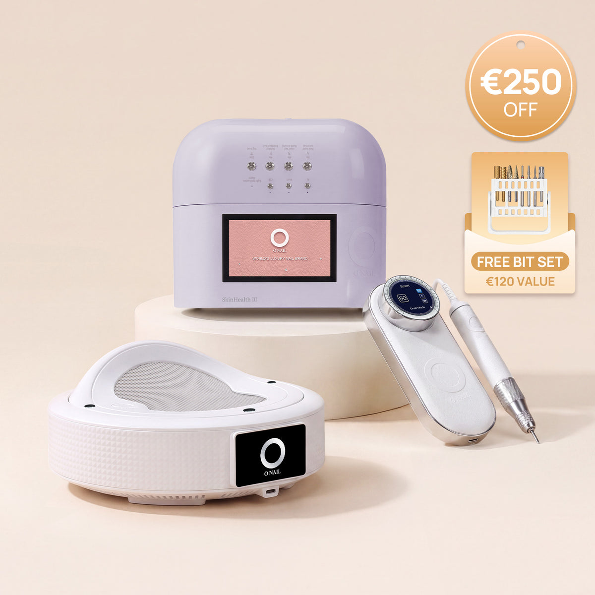 Sistema per saloni definitivo | SUNX PRO MAX + Fresa per unghie Pro Max + Aspiratore di polveri