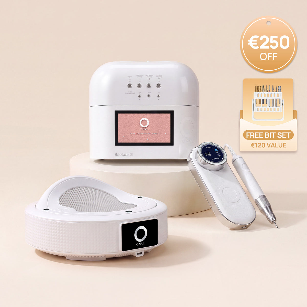 Sistema per saloni definitivo | SUNX PRO MAX + Fresa per unghie Pro Max + Aspiratore di polveri