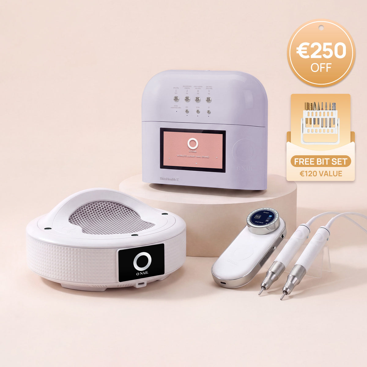 Sistema per saloni definitivo | SUNX PRO MAX + Fresa per unghie Pro Max + Aspiratore di polveri