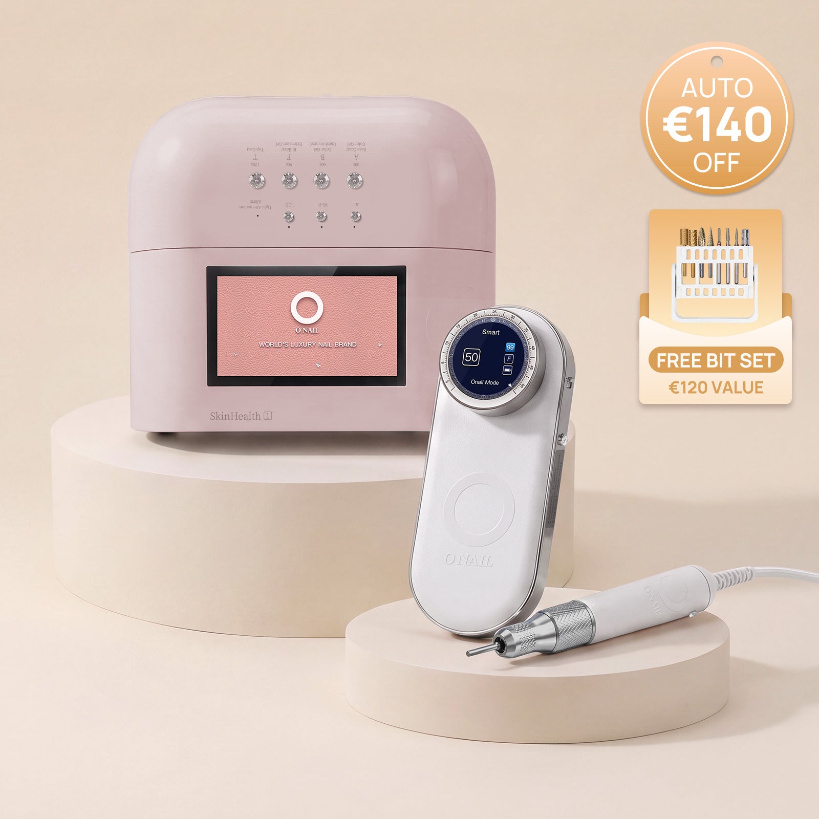 Sistema per manicure intelligente | SUNX PRO MAX + Fresa per unghie Pro Max